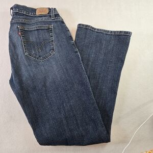 Levi's Womens Jeans 14 Blue 529 Curvy Bootcut Stretch Denim Mid Rise Classic